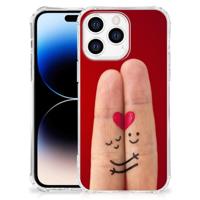 Apple iPhone 14 Pro Max Anti Shock Bumper Case Liefde - Origineel Romantisch Cadeau - thumbnail