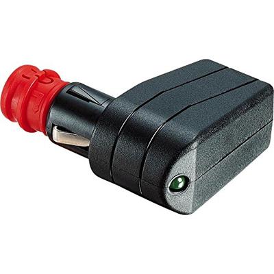 ProCar Universele haakse stekker met LED Stroombelasting (max.)=7.5 A Geschikt voor Sigarettenaansteker en standaard contactdoos ProCar Universele haakse stekker met LED Stroombelasting (max.)=7.5 A Geschikt voor Sigarettenaansteker en standaard contactdoos