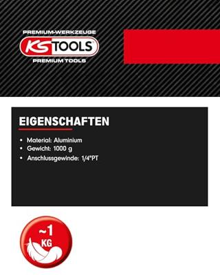 Perslucht-patroonpistool 310 ml. KS Tools 515.1975 Perslucht-patroonpistool 310 ml. KS Tools 515.1975