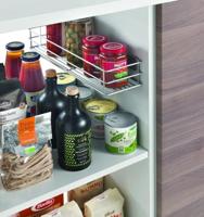 Metaltex Smart Kitchen Schuifbaar Mandje 12x42x7 cm Zilver - thumbnail