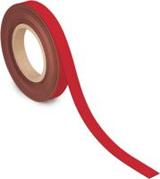 Magneetband maul schrijfbaar 10mx20x1mm rood - thumbnail