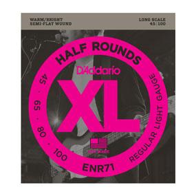 D'Addario ENR71 half rounds snarenset voor elektrische basgitaar D'Addario ENR71 half rounds snarenset voor elektrische basgitaar