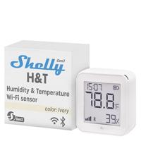 Shelly H&T Gen 3 Ivory Draadloze temperatuur- en luchtvochtigheidssensor - thumbnail