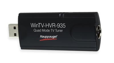 TV-stick Hauppauge WinTV-HVR-935HD Opnamefunctie, Met DVB-T antenne, Met afstandsbediening Aantal tuners: 1 TV-stick Hauppauge WinTV-HVR-935HD Opnamefunctie, Met DVB-T antenne, Met afstandsbediening Aantal tuners: 1