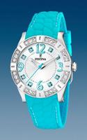 Horlogeband Festina F16541-6 Silicoon Lichtblauw 20mm - thumbnail