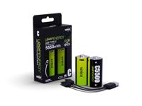 Oplaadbare C batterij (baby) Verico LoopEnergy Li-ion 1.5 V 3700 mAh 2 stuk(s) - thumbnail