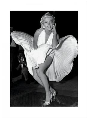 Kunstdruk Marilyn Monroe - Seven Year Itch 60x80cm