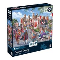 Castell Conwy Puzzel 1000 Stukjes - thumbnail