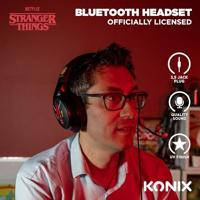 Over-ear gamingheadset - Bedraad - Konix - Stranger Things - PC, PS5, Switch 2 en Xbox - Microfoon - 1,5 m kabel - thumbnail