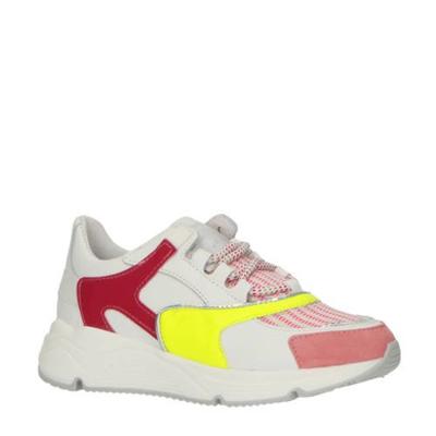 Hip H1763 leren chunky sneakers wit/multi Hip H1763 leren chunky sneakers wit/multi