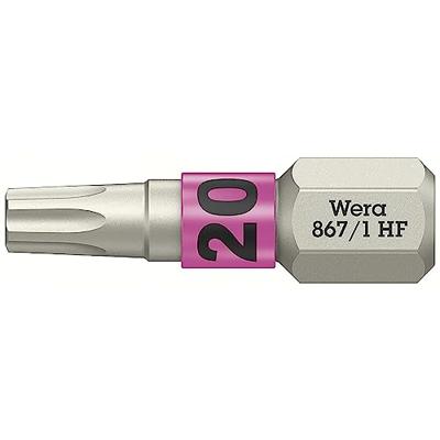 Wera 867/1 TORX® HF bits met vasthoudfunctie, TX 20 x 25 mm - 05066142001 Wera 867/1 TORX® HF bits met vasthoudfunctie, TX 20 x 25 mm - 05066142001