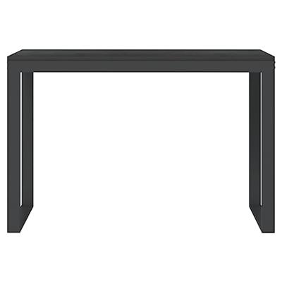 Computerbureau 110x60x73 cm spaanplaat zwart