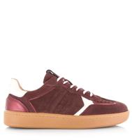DWRS - Mirabel bordeaux sneakers Suede Dames - thumbnail