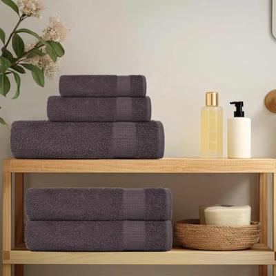VidaXL Washandjes frogn 2 st 30x30 cm 360 g/m² antraciet VidaXL Washandjes frogn 2 st 30x30 cm 360 g/m² antraciet