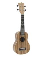 DIMAVERY UK-400 Ukulele, soprano, "Zebrawood" - thumbnail
