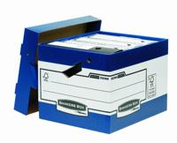 Bankers Box archiefdoos, formaat 33,3 x 29,2 x 40,4 cm, blauw - thumbnail