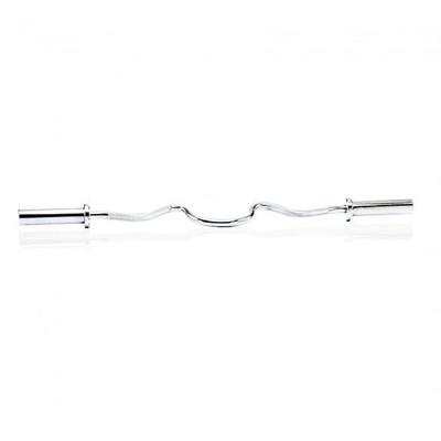 Muscle Power Olympische Super Curl Bar 50 mm chroom MP822 Muscle Power Olympische Super Curl Bar 50 mm chroom MP822