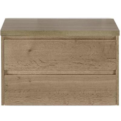 Dante Badmeubelset 80 cm - Natuur Eiken - Wastafelbovenblad