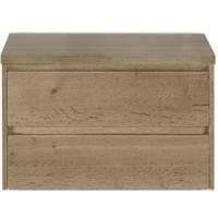 Dante Badmeubelset 80 cm - Natuur Eiken - Wastafelbovenblad - thumbnail