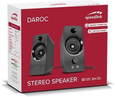 SpeedLink SL-810005-BK 2.0 PC-luidsprekers USB 6 W Zwart SpeedLink SL-810005-BK 2.0 PC-luidsprekers USB 6 W Zwart