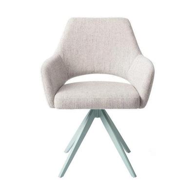 Jesper Home Draaibare Eetkamerstoel 'Yanai' Turn Mint, kleur Pigeon