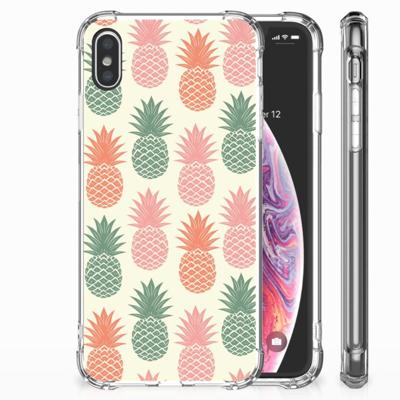 Apple iPhone Xs Max Beschermhoes Ananas Apple iPhone Xs Max Beschermhoes Ananas