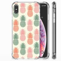 Apple iPhone Xs Max Beschermhoes Ananas - thumbnail