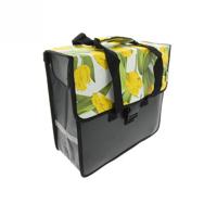 Enkele Shopper Fietstas Tulips Yellow - thumbnail