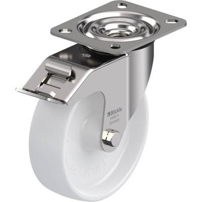 Blickle LEX-PO 125G-FI Zwenkwiel met rem Wieldiameter: 125 mm Draagvermogen (max.): 150 kg 1 stuk(s)