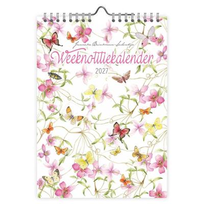 Janneke Brinkman Weeknotitiekalender 2027 Clematis