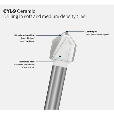 Bosch Accessories Expert for Ceramic 2608587160 Glas- en keramiekboren 5.5 mm Gezamenlijke lengte 70 mm Cilinderschacht 1 stuk(s)