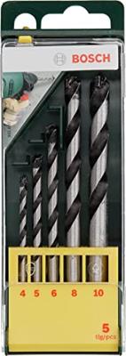 Bosch Accessories Promoline 2607019444 Carbide Beton-spiraalboren set 5-delig Cilinderschacht 1 set(s)