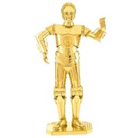 Metal Earth C-3PO gold Metalen bouwpakket - thumbnail