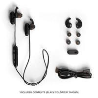 Skullcandy Methode Draadloze ruisonderdrukking, bluetooth-microfoon, 8 uur batterij, Secure FitFin gels, IPX4 zweet/waterbestendig, zwart/grijs - thumbnail