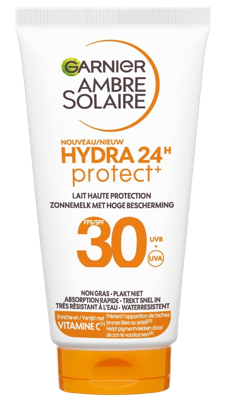 Garnier Ambre Solaire Hydra 24h Protect SPF30 Zonnemelk Garnier Ambre Solaire Hydra 24h Protect SPF30 Zonnemelk