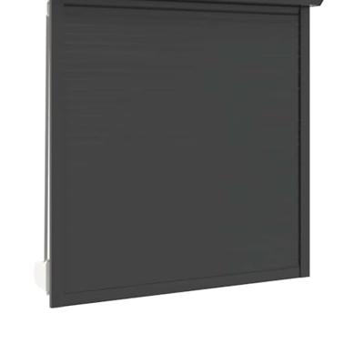 VidaXL Rolluik 130x140 cm aluminium antracietkleurig