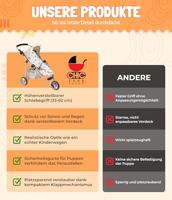 Poppenwagen Jogger Lola - Beertjes Beige - thumbnail