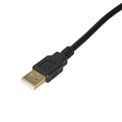 Akyga USB-kabel USB-A stekker, USB-A bus 0.15 m Zwart AK-USB-23