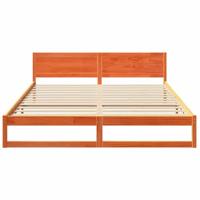 Bedframe Wasbruin 200 x 200 cm Massief grenenhout - thumbnail