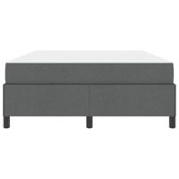 Boxspring bed Donkergrijs en Zwart 140 x 190 cm - thumbnail