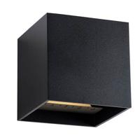 GardenLights Vierkante muurlampMauri 12v 10cm zwart - 3177011 - thumbnail