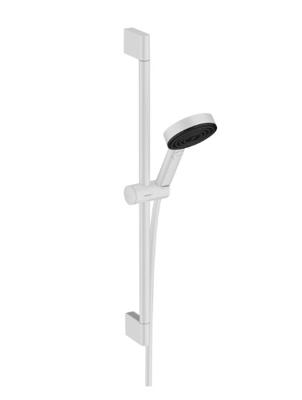 Doucheset HansGrohe Pulsify Select S 3 Jets Relaxation Met Glijstang 65 cm Mat Wit