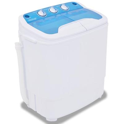 VidaXL Mini wasmachine met dubbele trommel 5,6 kg VidaXL Mini wasmachine met dubbele trommel 5,6 kg