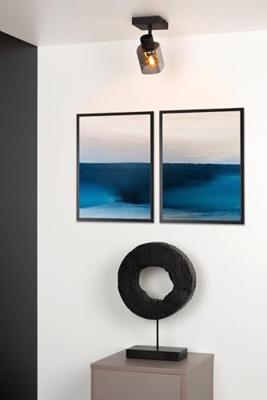 Lucide ALION - Plafondspot - 1xE14 - Zwart