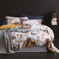 Dommelin Dommelin Dekbedovertrek Nino Satijn 300tc Multi 140x200/220 - thumbnail