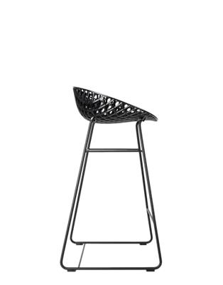 Kartell Smatrik barkruk H65 Zwart