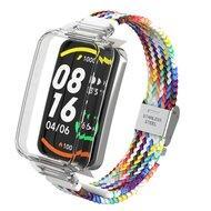 Braided nylon bandje met case - Multicolor - Xiaomi Smart band 7 Pro - thumbnail