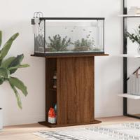 VidaXL Aquariumstandaard 75x36x72,5 cm bewerkt hout bruin eikenkleur - thumbnail