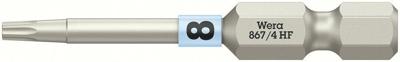Wera 867/4 TORX® HF bits met vasthoudfunctie, TX 8 x 50 mm - 05060505001