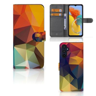 Samsung Galaxy M14 | Book Case | Polygon Color